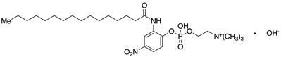 US Biological 2-(N-Hexadecanoylamino)-4-nitrophenylphosphocholine, Hydroxide (HDA-PC) SKU: H2034-88S package